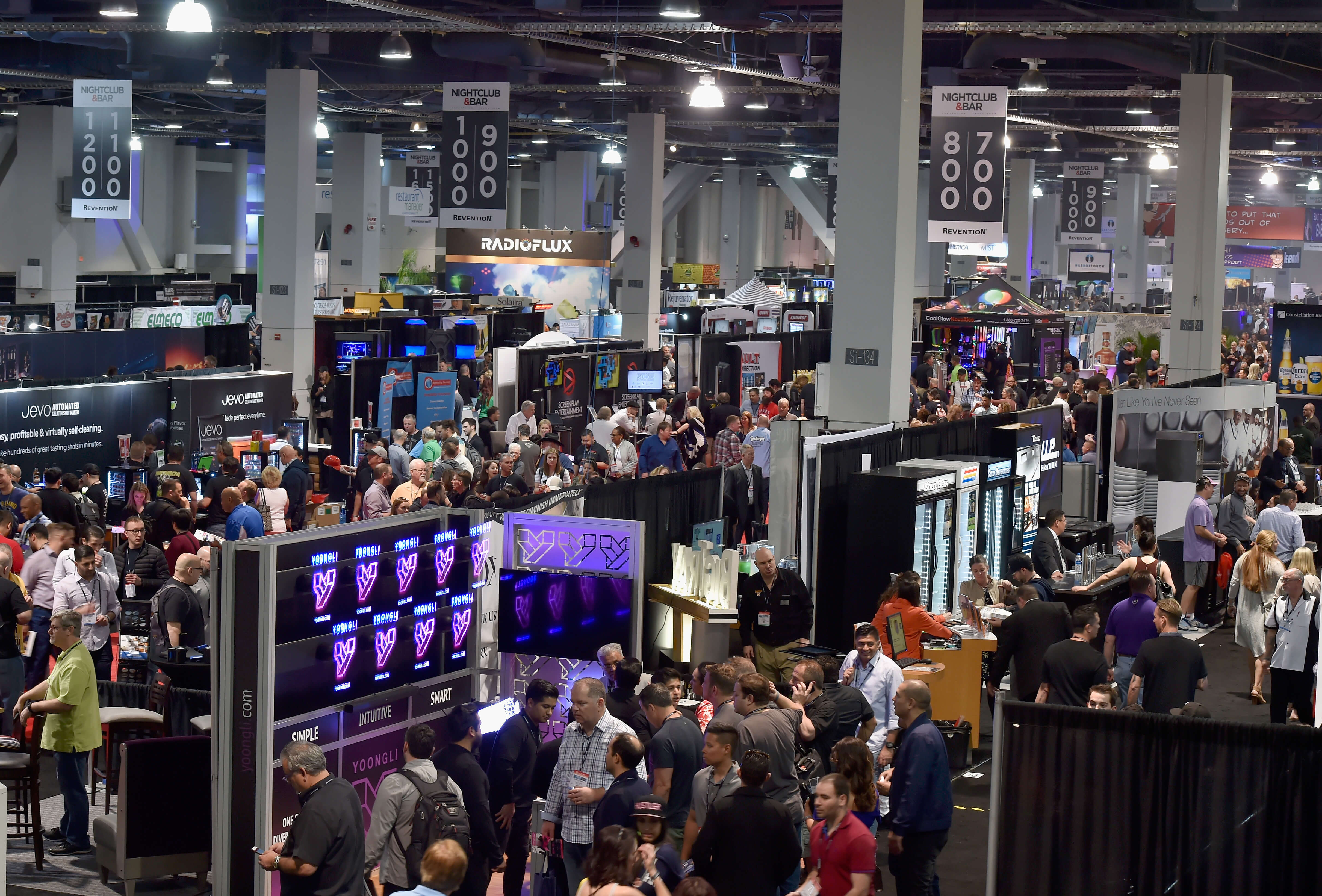 Nightclub And Bar Show 2020 Sponsors | Participants checking out exhibitor booths at the expo hall | Nightclub And Bar Show 2020